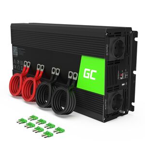 Перетворювач напруги інвертор 12V в 220V 2000W/4000W, чиста синусоїда, Green Cell INV11