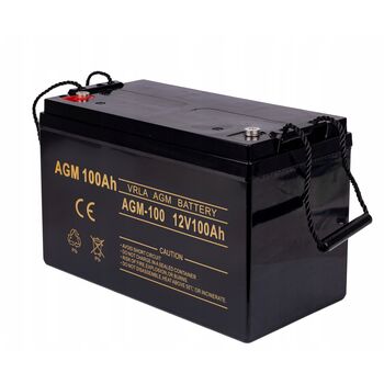 Аккумулятор AGM для ИБП и инвертеров 12V 100Ah, AGM-100