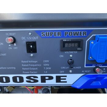 Генератор бензиновый 7.2 кВт, 16.0 HP, 230V, AVR, CGM 9000SPE (Италия)