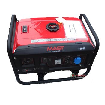 Генератор бензиновый 2.8 кВт с AVR, 7 HP, 230V, MAST GROUP T3500