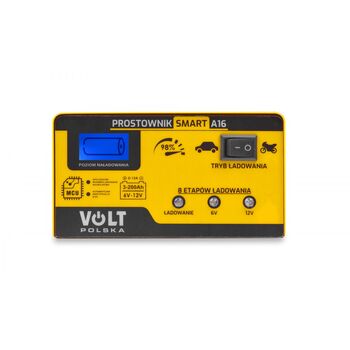 Зарядний пристрій для АКБ AGM та GEL 6V/12V 15A Volt Polska SMART A16