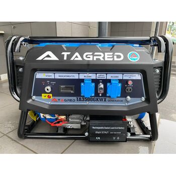Генератор бензиновый 3.5 кВт с AVR, 7.5 HP, 230V, электростартер, TAGRED TA3500GKWX