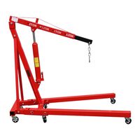 Гидравлический подкатной кран-съемник двигателя 2т (GT0808 Intertool)