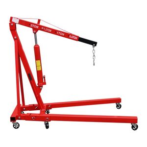 Гидравлический подкатной кран-съемник двигателя 2т (GT0808 Intertool)