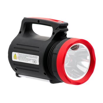 Фонарь аккумуляторный 1LED 5W+22 SMD, выносная солнечная панель, выносные 2 led лампы, кабель для зарядки телефона-планшета, LB-0105 INTERTOOL