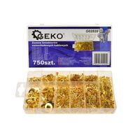 Кабельные разъемы автомобильные 750 шт., GEKO G02828