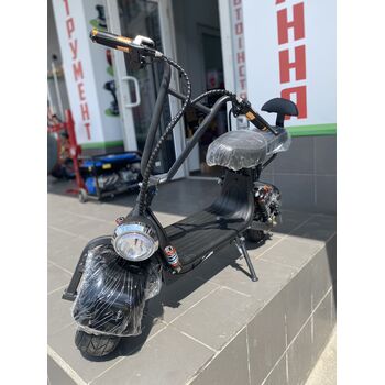 Электроскутер Citycoco Light 800W, 48V8.8Ah, Black [r804q/800Bk]