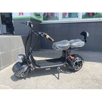 Электроскутер Citycoco Light 800W, 48V8.8Ah, Black [r804q/800Bk]