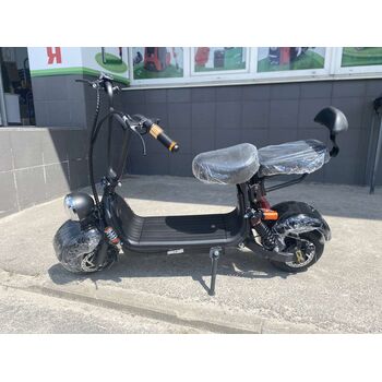 Электроскутер Citycoco Light 800W, 48V8.8Ah, Black [r804q/800Bk]