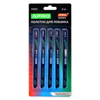 Полотно для лобзика (металл) 132/100мм 1,2 мм 21TPI чистый прямой T318A APRO 830625