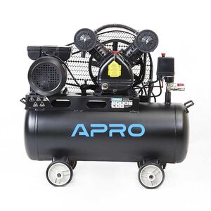 Компресор двоциліндровий пасової 2.2кВт 402л / хв 8бар 50л (2 крана), APRO 850181