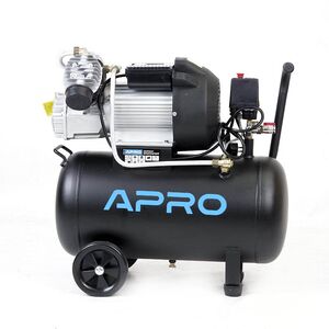 Компресор двоциліндровий 2.2кВт 416л / хв 8бар 50л (2 крана), APRO 850178