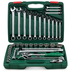 Набор торц головок 1/2" 8-32мм и комбиниров ключей 42 пр. (TK-42 HANS tools)