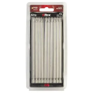 Биты PH2×150мм ¼" 10шт S2 (блистер), ULTRA 4014812