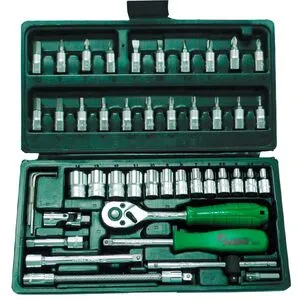 Набор торцевых головок 1/4" , 46 предм., 2646MB HANS