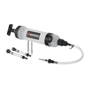 Шприц для технических жидкостей 1.5л., с комплектом насадок, AT-3073 INTERTOOL