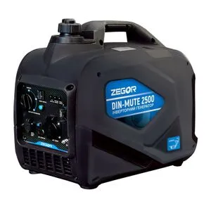 Генератор инверторный бензиновый 2.5 кВт 50дБ DIN-MUTE2500 ZEGOR