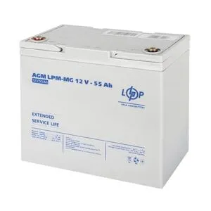Аккумулятор мультигелевий LPM-GM для ИБП и инвертеров 12V 55Ah, LogicPower 3873