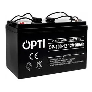 Аккумулятор AGM для ИБП и инвертеров 12V 100Ah, Volt Polska OPTI OP-100-12