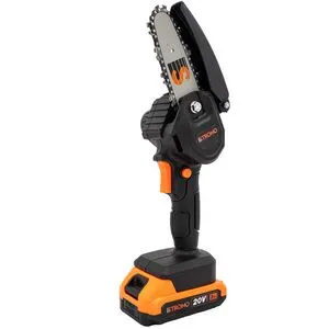 Минипила аккумуляторная 20V (2шины,2цепи) акум 2Ah AAS20 Stromo