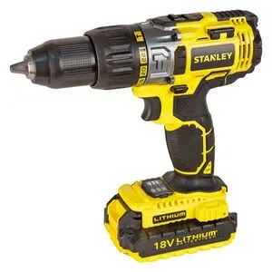 Шуруповерт-дрель аккумуляторная 18V, Li-Ion, 2.0 А/ч, кейс, STDC18LHBK STANLEY Power