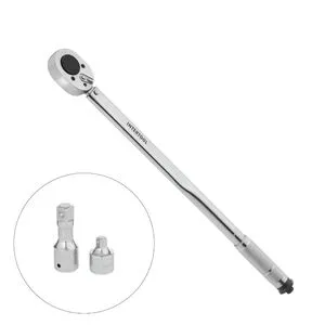 Динамометрический ключ 3/4" 70-420 NM в наборе (XT-9010 Intertool)