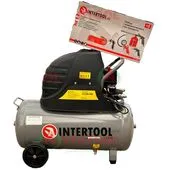 Компрессор 50л + Набор покрасочный PT-0003-PT-1501 Intertool New