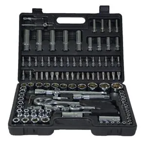 Набор головок с трещоткой 1/2", 1/4" 108 ед. MIOL E-58-108