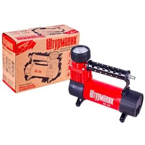 Компресор" Штурмовик" АС-24 100psi / 12Amp / 35л / прикурювач