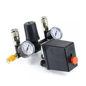 Автоматика для компреса 220V в комплекте пресостат, редуктор, 2 манометра, предохран.клапан, два выхода 20E PROFLINE