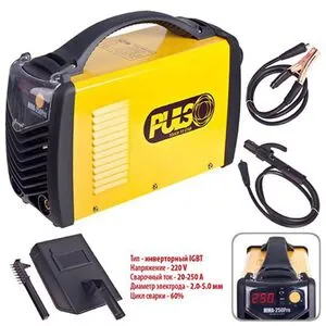 Аппарат сварочный инверторный IGBT PULSO MMA-250Pro 20-250A/60%/2.0-5mm