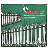 Набор ключей комбин. изогнутых 26 пр. 6-32 мм лента (166326M HANS tools)