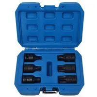 Набор ударных головок 1, 2" TORX T55-T100, QS50067 QUATROS