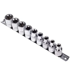 Набор торц головок внешний торкс 1/2"DR Е10-Е24, 9предм.блистер (46410-9C HANS tools)