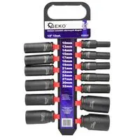 Набор головок ударных высоких 10-32 мм 1/2", G10512 GEKO
