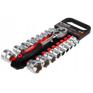 Набор головок с трещеткой 1/2" 8-32 мм, Benson 10010