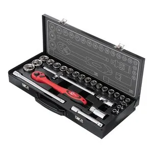 Профессиональный набор инструмента 1/2" 26ед (гол.8-32мм ) (ET-6027 Intertool)