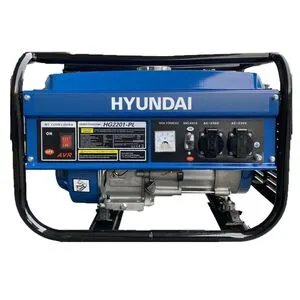 Генератор бензиновый 2.2 кВт с AVR, 7.0 HP, 230V, ручной стартер, Hyundai HG2201-PL