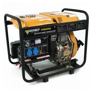 Генератор дизельный 4.8 кВт, 9.0 HP, 230V, FORTE FGD6500E