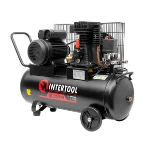 Компрессор 50л, 2.5HP, 1.8кВт, 220В, 8атм, 233л/мин. (PT-0011 Intertool)