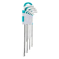 Набор шестигранных ключей с шаром Extra long 9 шт THT106292 TOTAL