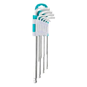 Набор шестигранных ключей с шаром Extra long 9 шт THT106292 TOTAL