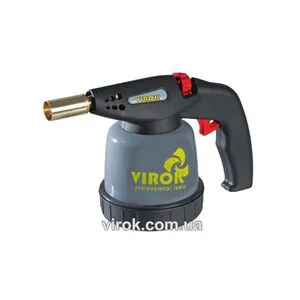 Лампа паяльная газовая с п`езозапалом, под баллон 190 г, 44V141 VIROK