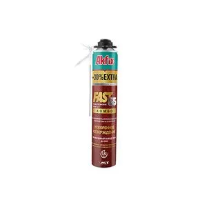 Пена быстротвердеющая комбо Combo FAST 55L 750 мл/850 гр Akfix FAST55