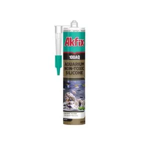 Силикон аквариумный 100AQ 280мл / 340гр прозрачный Akfix SA080