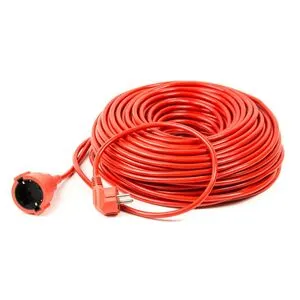 Удлинитель 50 м, 3x1.5мм?, 10А, морозостойкий PowerPlant PPCA10M50S1L