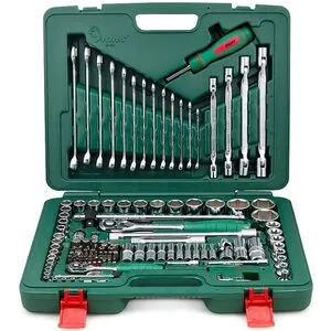 Набор инструмента 124 предмета 1/4", 1/2" (TK-124E HANS tools)