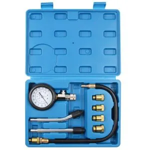 Компресcометр для бензиновых двигателей с набором адаптеров, VIKTEC VT01053B