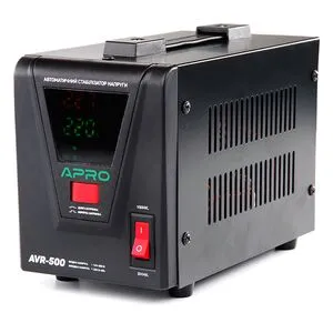 Стабілізатор напруги релейний AVR-500, 400Вт APRO 852005