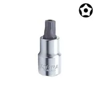 Головка с насадкой 5-гранной TORX T20 37mm 1/4" с отверстием (для топливной аппаратуры), BCNA0820 TOPTUL
